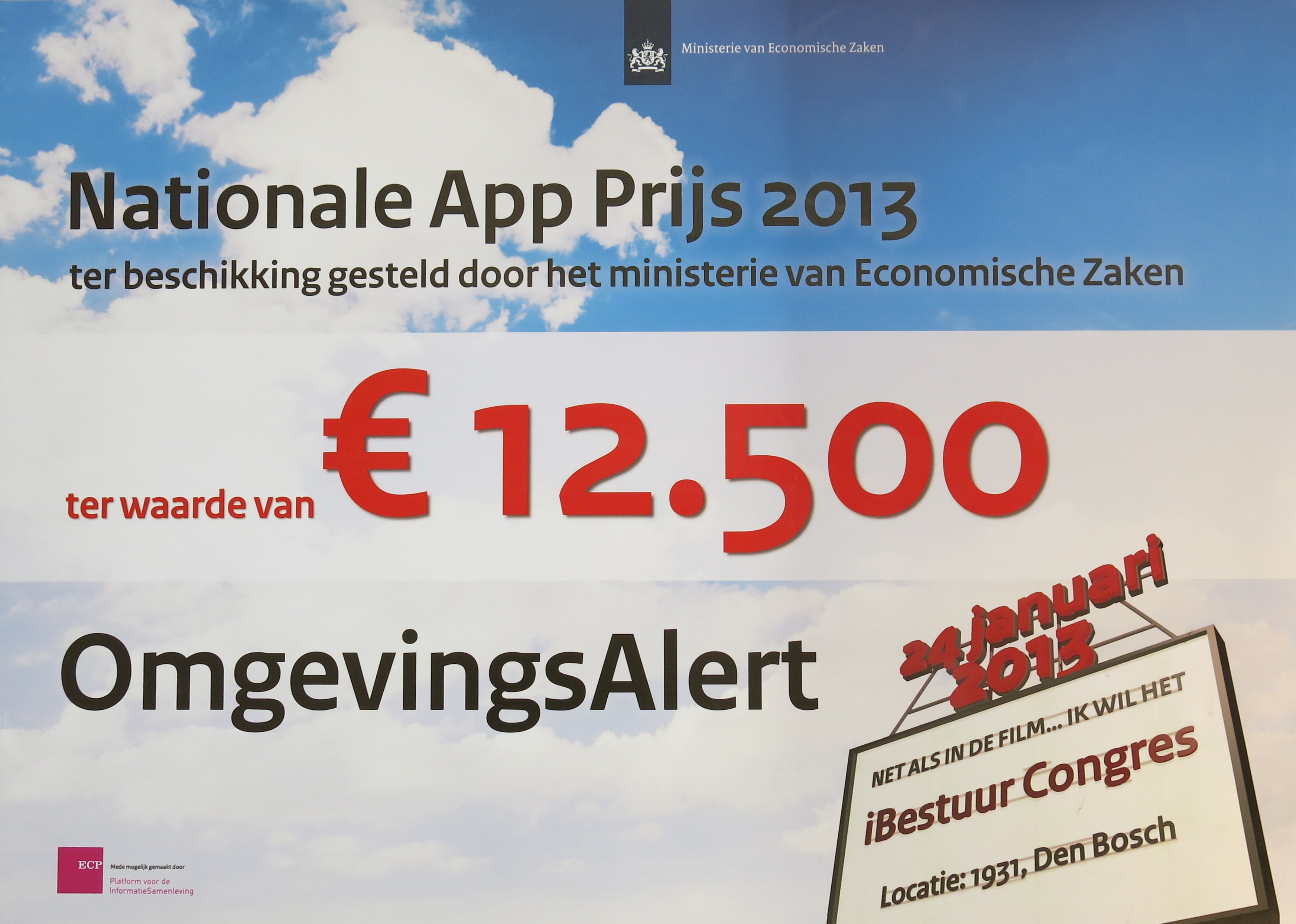OmgevingsAlert wint Nationale App-prijs