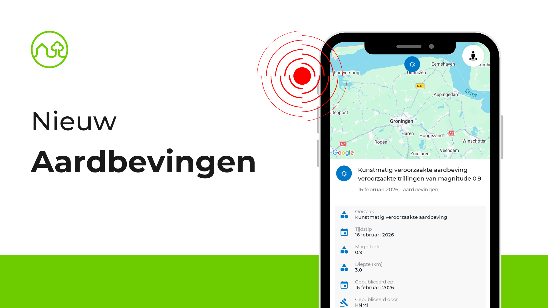 Nieuw: Aardbevingen